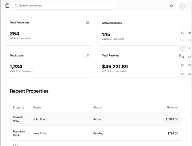 Real Estate Portfolio Management Platform